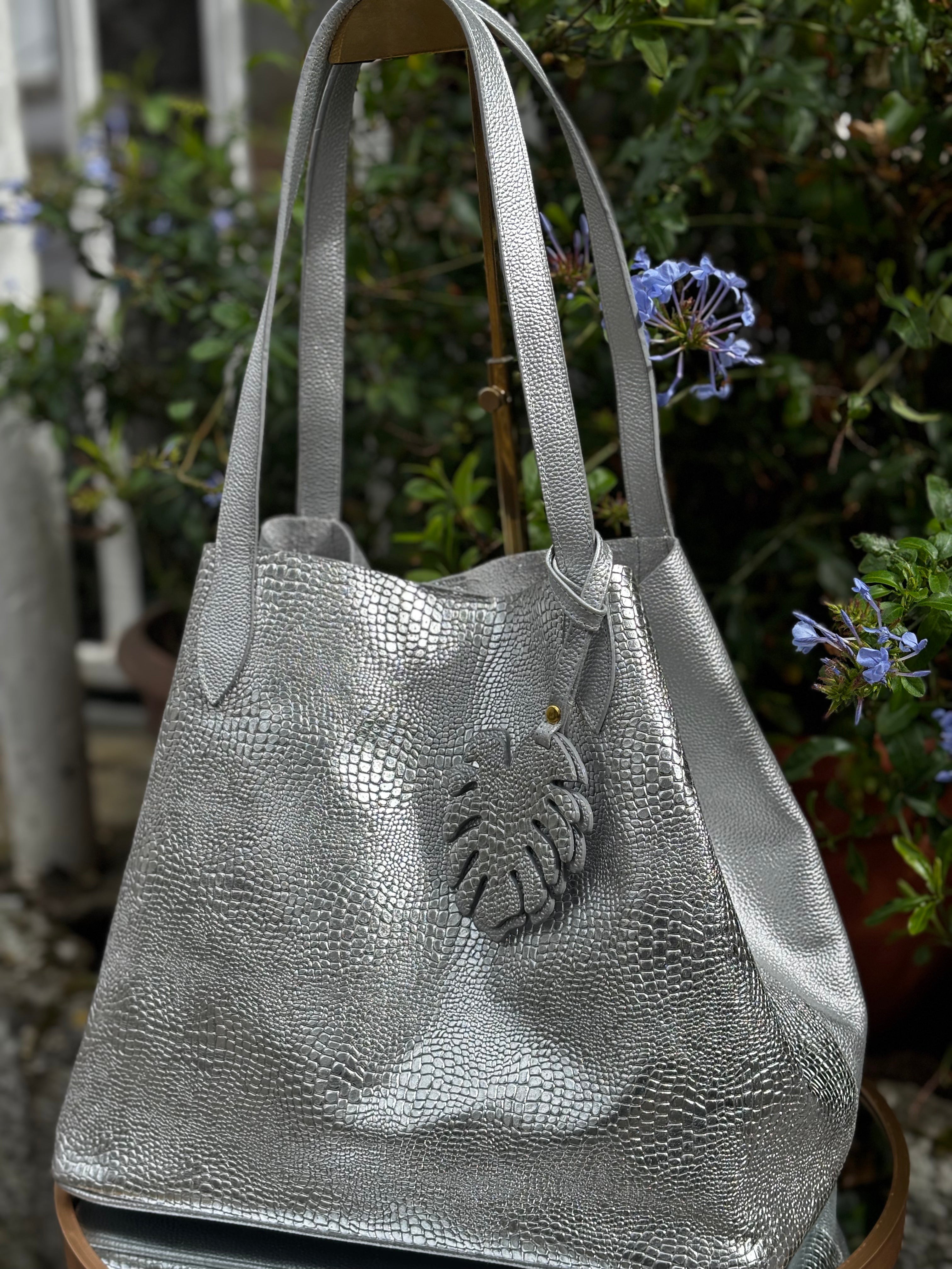 Tote Greta Silver