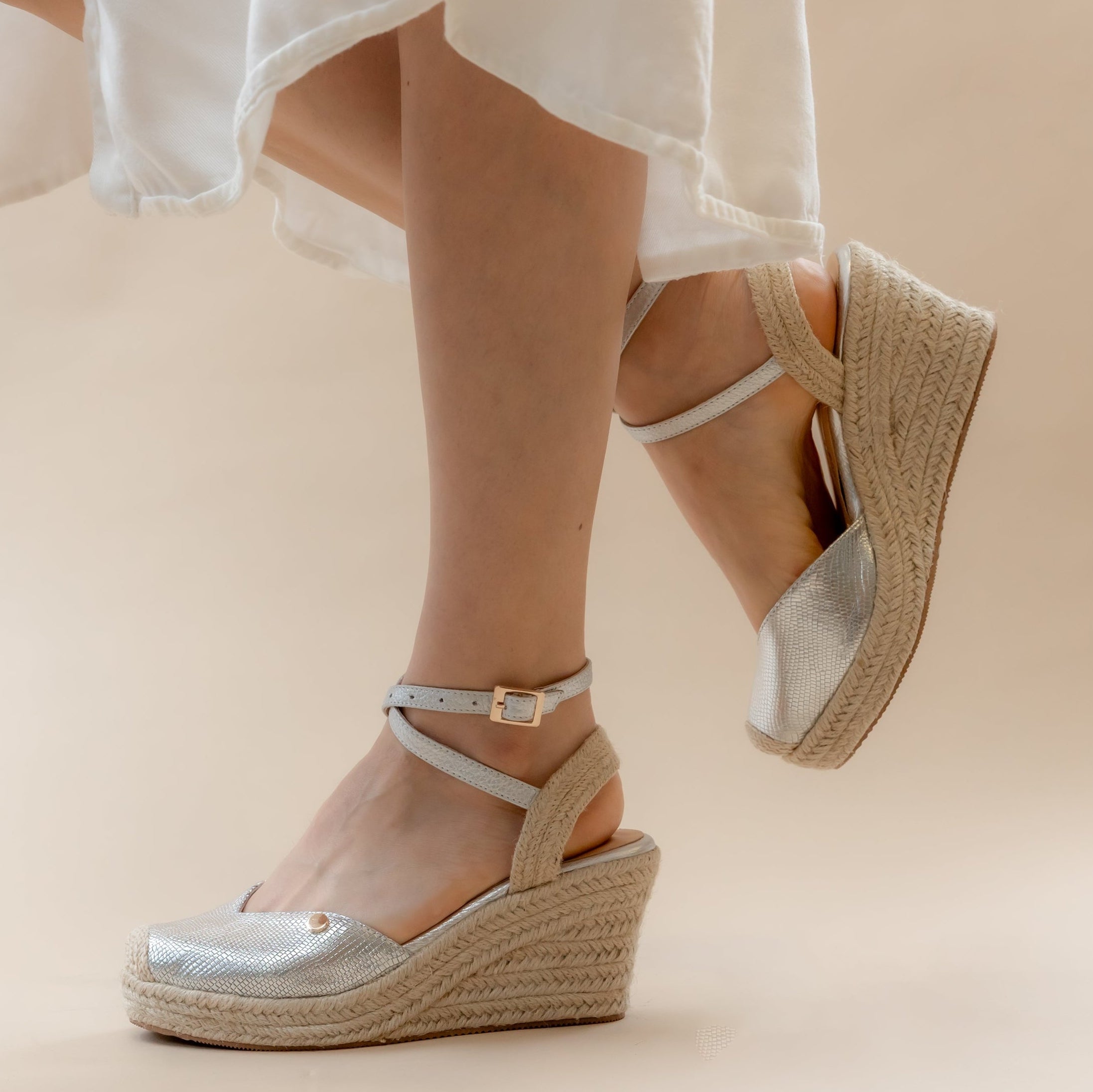 Alpargata Antara Silver